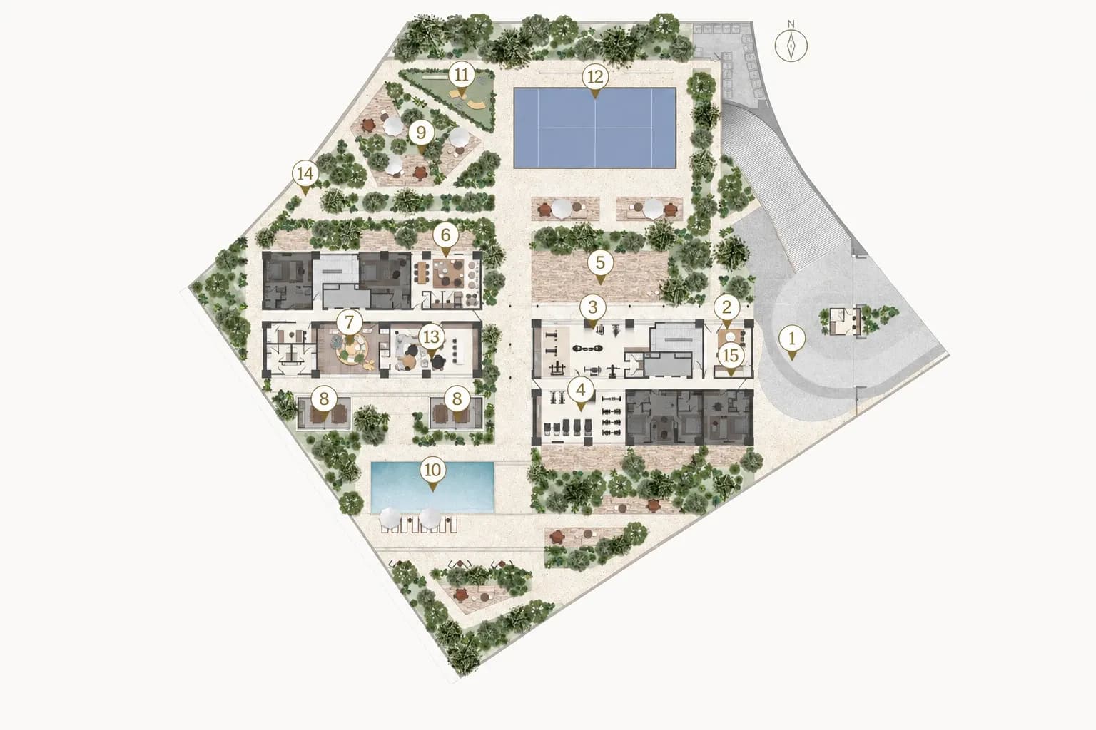 Plano maestro de NIZA Residences